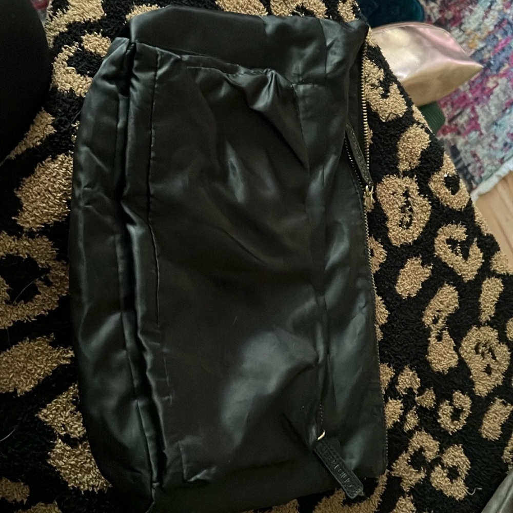 Black Satin Women's Bag
